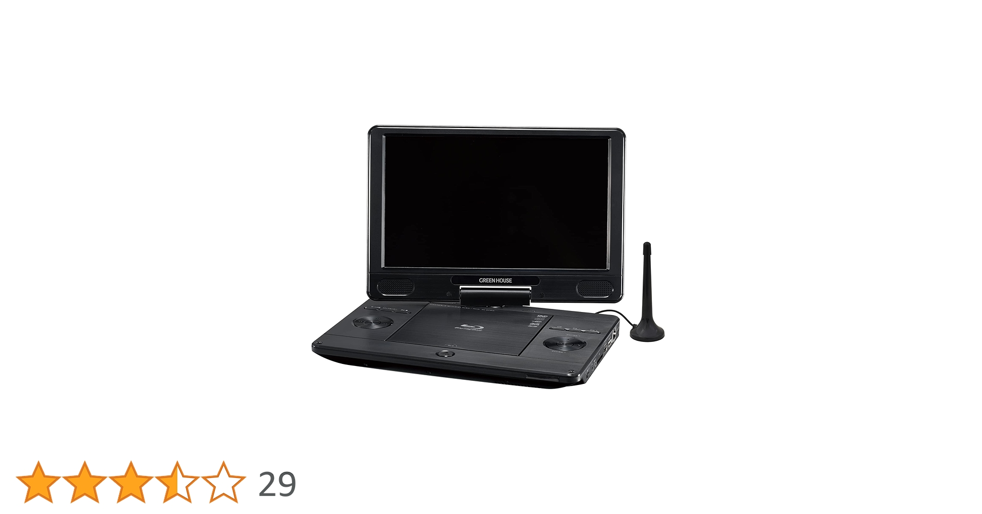 Amazon | グリーンハウス ポータブルブルーレイディスクプレーヤー